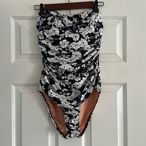 J.Crew Strapless One-piece Bathing suit